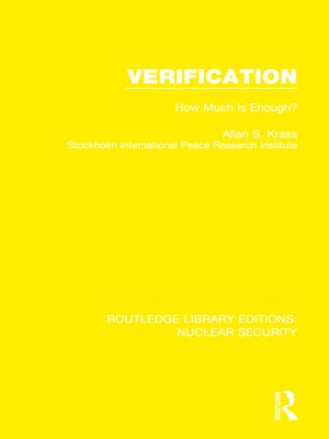 cover image of Verification